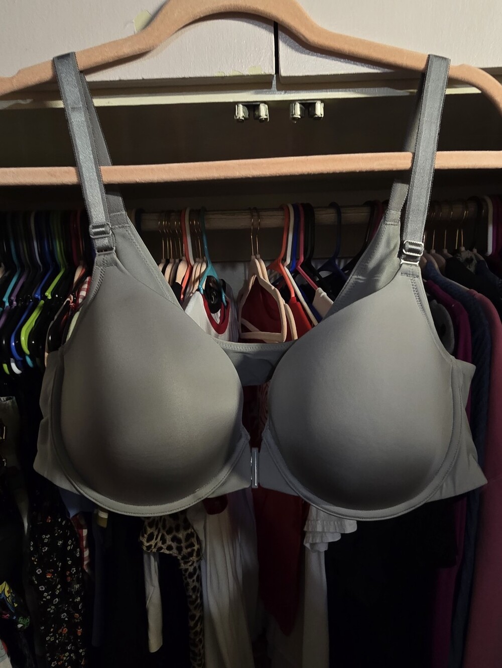 Torrid Curve Grey Front-Close Bra 42C